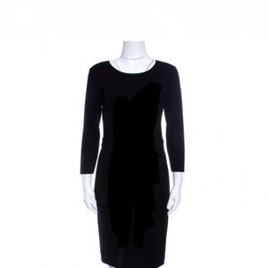 Armani Collezioni Black Long Sleeve Dress. Size 40